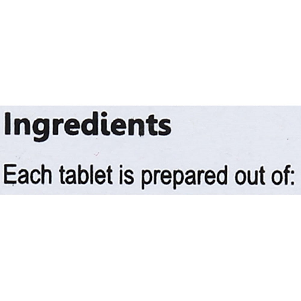 Vaidyaratnam Mehanil Tablets Ingredients